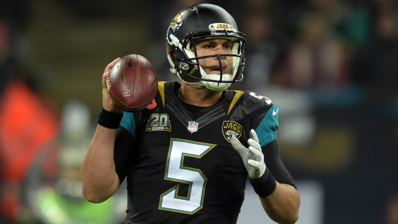 Jaguars expect more from struggling rookie QB Blake Bortles